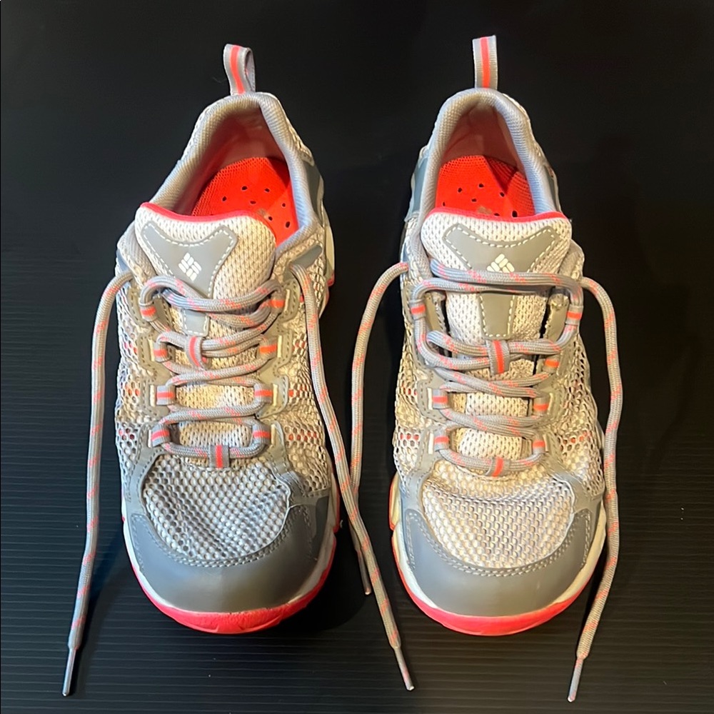 Puma Gray and Pink Athletic Shoes